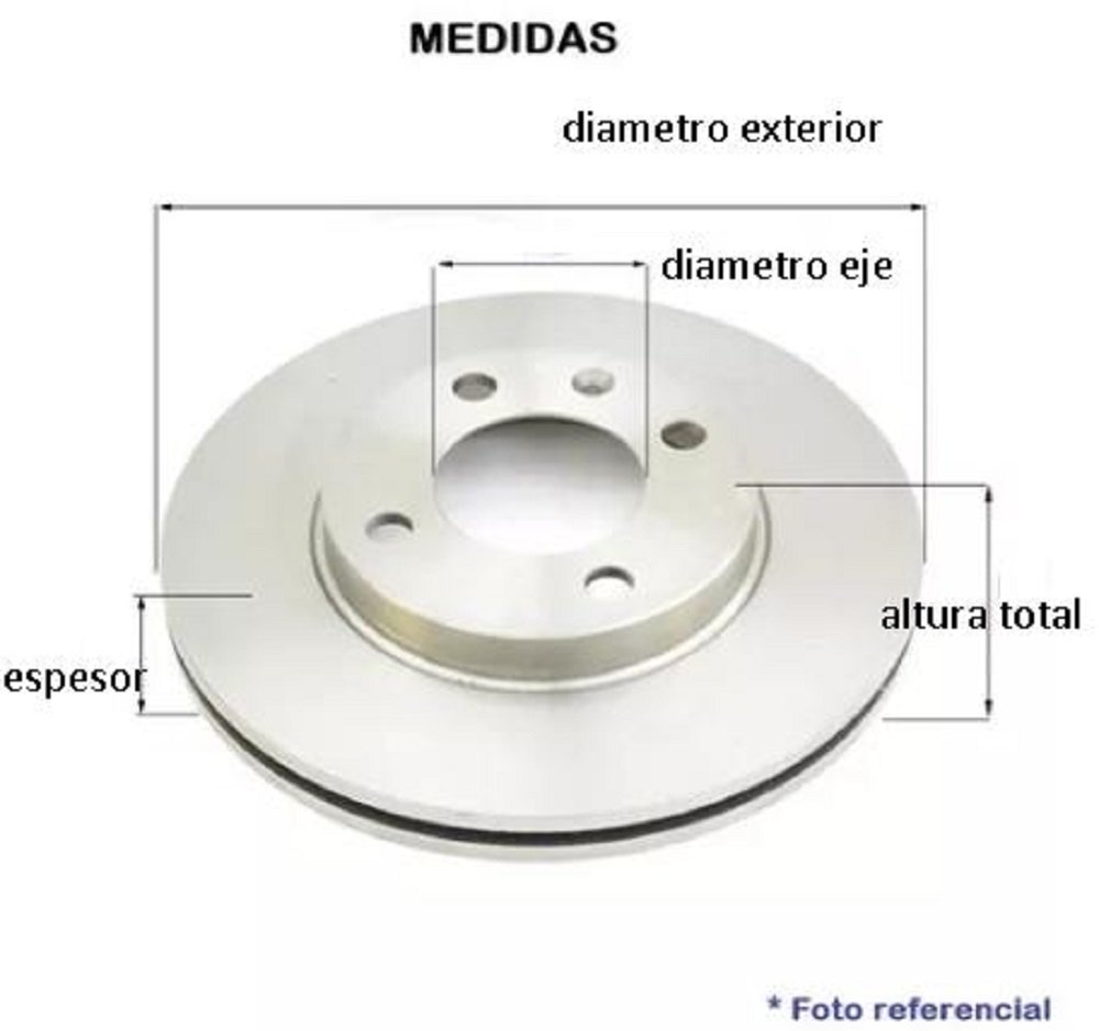 disco referencia con medidas